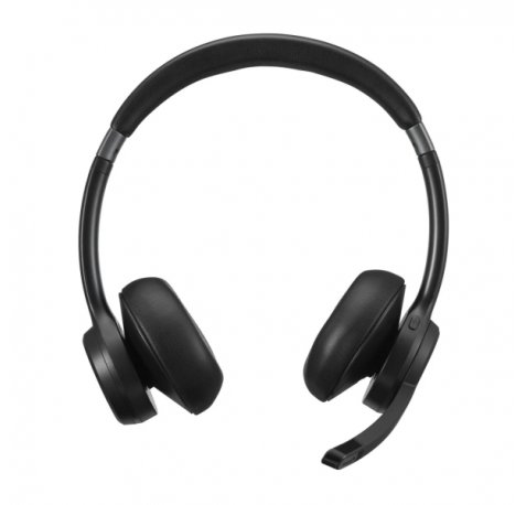 Hama BT700 Auriculares con Microfono Omnidireccional Flexible - Bluetooth - Diadema Ajustable - Rango 10m - Carga por USB-C - Color Negro