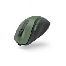 Hama Mw-500 Raton Optico Inalambrico para Diestros 1600dpi - 6 Botones - Rango 10m - Recargable - Bateria de Litio - USB-A RF 2.4GHz - 8.5x4.2x12cm - Color Verde Oscuro