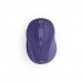 Hama WM-400 Raton Optico Inalambrico para Diestros 1600dpi - Ergonomico - Rango 10m - 6 Botones - USB-A RF 2.4GHz - Silencioso - 6.5x4.2x9.6cm - Color Purpura