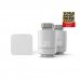 Hama Pack de 2 Termostatos de Radiador Inteligentes con Centralita - Temperatura Regulable - WLAN - Compatible con Asistente de Voz - Control con App - Color Blanco