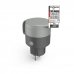 Hama Outdoor Enchufe WLAN Inteligente para Exterior - Potencias hasta 2.300W - WiFi - IP44 - Compatible con Asistente de Voz - Control con App - Control con App - Color Gris