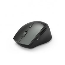 Hama Raton Optico Inalambrico para Diestros 2400dpi - 6 Botones - Rango 10m - Silencioso - USB-A RF 2.4GHz - 7x4.2x10.3cm - Color Negro y Gris
