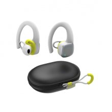 Hama Spirit Athletics Auriculares Deportivos - Bluetooth - Autonomia hasta 7h - Microfono Omnidireccional - Rango 10m - IPX5 - Asistente de Voz - Carga por USB-C - Color Blanco