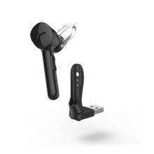 Hama Essential Auriculares con Microfono - Bluetooth - Radio 10m - Asistente de Voz - Color Negro