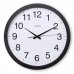 Hama Aruba Reloj de Pared Analogico - Silencioso - Funciona con 1 Pila AA - 40x5cm - Color Negro