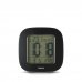 Hama Rc 45 Radio Reloj Despertador - Pantalla Digital - Termometro - Funcion de Repeticion de Alarma - Zona Horaria Ajustable - 7.8x4x7.8cm - Color Negro