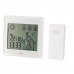 Hama Action Estacion Meteorologica - Prevision Meteorologica - Sensor Exterior - Termometro - Higrometro - 12x2x12cm - Color Blanco