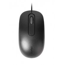 Rapoo N200 Raton USB - 3 Botones - 1600 DPI - Plug & Play - Color Negro