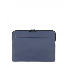 Tucano Gommo Sleeve Funda Portatil 15,6" - Material Engomado Impermeable - Bolsillo para Accesorios - Color Azul