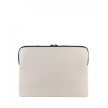 Tucano Gommo Sleeve Funda Portatil 15,6" - Material Engomado Impermeable - Bolsillo para Accesorios - Color Gris