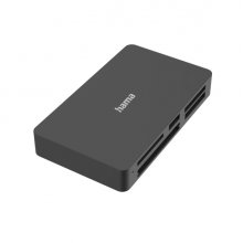 Hama Essential Lector de Tarjetas - Conexion con USB-A - CompactFlash - Compatible con SD - Micro-SD - Tarjeta xd - 58x99x17mm - Color Negro Hama Essential Lector de Tarjetas - Conexion con USB-A - CompactFlash - Compatible con SD - Micro-SD - Tarjeta xd - 58x99x17mm - Color Negro