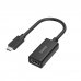 Hama Essential Adaptador de Video - 4K - USB-C Macho - HDMI Hembra - Color Negro