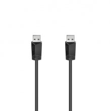 Hama Essential Cable USB-A Macho - Longitud 1.5m - Velocidad hasta 480Mbps - Blindaje Doble - Color Negro