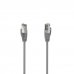Hama Essential Cable de Red UTP RJ45 Cat-5e - Longitud 1.5m - Velocidad hasta 1Gbps - Blindado - Color Gris