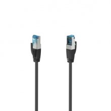 Hama Essential Cable de Red FTP RJ45 Cat-6a - Longitud 10m - Velocidad hasta 10Gbps - Blindaje Doble - Color Negro