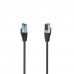 Hama Essential Cable de Red FTP RJ45 Cat-6a - Longitud 10m - Velocidad hasta 10Gbps - Blindaje Doble - Color Negro