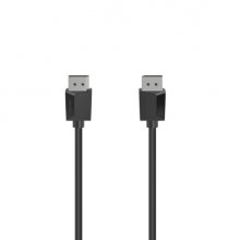 Hama Essential Cable DisplayPort 1.2 4K - Longitud 3m- Blindaje Doble - Velocidad hasta 21.6Gbps - Color Negro