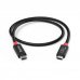 Hama Essential Cable USB-C Macho - Potencia Maxima 240W - Longitud 2m - Velocidad hasta 20Gbps - Blindaje Doble - Color Negro