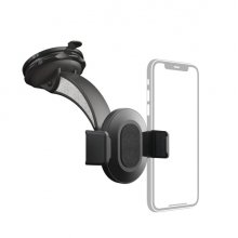 Hama Move Soporte de Coche para Smartphone - Ventosa para Parabrisas - Ancho Dispositivo de 5.5 a 8.5cm - Color Negro