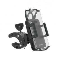 Hama Strong Soporte de Bicicleta para Smartphone - Ancho Dispositivo de 5 a 9cm - Peso Max 230g - Universal - Manillares hasta 3cm - Color Negro Hama Strong Soporte de Bicicleta para Smartphone - Ancho Dispositivo de 5 a 9cm - Peso Max 230g - Universal - Manillares hasta 3cm - Color Negro