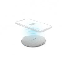 Hama QI-FC10 Metal Cargador Inalambrico - Potencia 10W - USB-C - Indicador LED - Carga Rapida - Color Blanco
