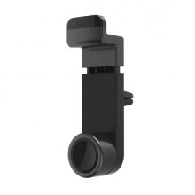 Hama Flipper Soporte de Coche para Smartphone - Pinza para Rejilla - Ancho Dispositivo de 4.8 a 9cm - Color Negro