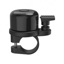 Hama Airbell Timbre de Bicicleta - 2.2cm de Diametro - Soporte para Air Tag - Color Negro