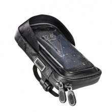 Hama Essential Funda Smartphone para Bicicleta/Moto - Repelente al Agua - Cremallera - Ancho Dispositivo hasta 8cm - Peso Max 200g - Manillares hasta 4cm - Nylon - 17.5x10cm - Color Negro Hama Essential Funda Smartphone para Bicicleta/Moto - Repelente al Agua - Cremallera - Ancho Dispositivo hasta 8cm - Peso Max 200g - Manillares hasta 4cm - Nylon - 17.5x10cm - Color Negro