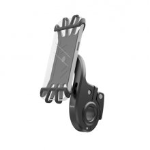 Hama Soporte de Bicicleta para Smartphone - Peso Max 200g - Silicona Flexible - Antideslizante - Universal - Color Negro