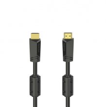 Hama Essential Cable HDMI 4K Macho - Longitud 10m- Soporta ARC - Terminales Chapados en Oro - Ethernet - Velocidad hasta 18Gbps - Blindaje Completo - Color Negro