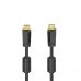 Hama Essential Cable HDMI 4K Macho - Longitud 10m- Soporta ARC - Terminales Chapados en Oro - Ethernet - Velocidad hasta 18Gbps - Blindaje Completo - Color Negro