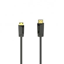 Hama Essential Cable HDMI 4K Macho - Longitud 1.5m - Soporta 3D - Terminales Chapados en Oro - Ethernet - Velocidad hasta 18Gbps - Blindaje Completo - Color Negro
