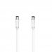 Hama Essential Cable Coaxial de Antena - Longitud 1.5m - Coaxial Hembra - Conector F Macho - Doble Blindaje - Apantallamiento 90dB - Impedancia 75Ohm - Color Blanco