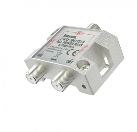 Hama Essential Divisor para Antena - Color Gris