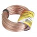 Hama Entry Cable de Altavoz de 2 Nucleos - Seccion 0.75mm2 - Longitud 20m - Color Transparente
