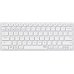 Rapoo E9600M Teclado Compacto Ultafino Inalambrico - Bluetooth y 2.4GHz - Base de Aluminio - Bateria Recargable Ecologica - Color Gris
