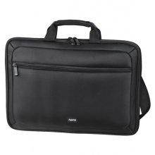 Hama Nizza Maletin para Portatiles hasta 15.6" - Poliester - Bandolera Ajustable - Bolsillo Delantero - Interior Acolchado - 42x31x5cm - Color Negro