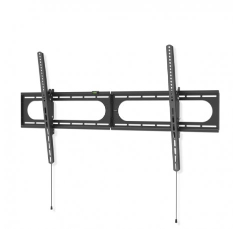 Hama Soporte Fijo de Pared para TV hasta 120" - Peso Max 100kg - Inclinable - VESA 1100x600mm - Acero - Nivel de Burbuja - Color Negro