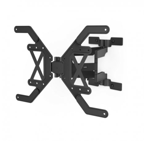 Hama Soporte de Pared para TV hasta 90" - Peso Max 40kg - Inclinable - Giratorio - Extraplano - VESA 600x400mm - Aluminio - Gestor de Cables - Plantilla de Perforacion - Color Negro