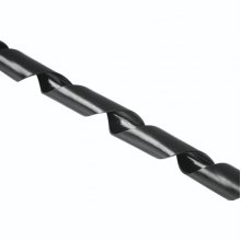 Hama Organizador de Cable en Espiral 30mm - Flexible - Longitud 2.5m - Polietileno - Color Negro