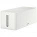 Hama Maxi Caja para Regletas y Cables - Facil Organizacion y Limpieza - Proteccion Infantil y de Mascotas - Diametro Maximo del Cable 20mm - 40.6x15.6x13.5cm - Color Blanco