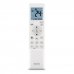 Hama Mando a Distancia para Aire Acondicionado - Universal - Soporte de Pared Incluido - Pantalla LCD - Temporizador - Alcance 5m - 16 Botones - Color Blanco