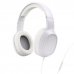Hama Fun C Auriculares con Microfono Omnidireccional - Cable 1.2m - Diadema Ajustable - Almohadillas de Cuero - Color Blanco