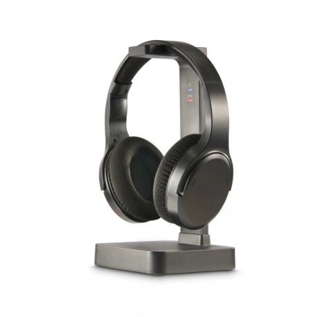 Hama Auriculares Supraaurales con Microfono Omnidireccional - Bluetooth - 2.4GHz - Diadema Ajustable - Color Negro