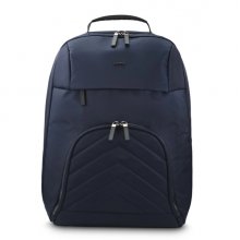 Hama Premium Lightweight Mochila para Portatiles hasta 16.2" - Capacidad 19L - Poliester - Interior Acolchado - Bolsillos Frontales - 31x12x46cm - Color Azul Oscuro
