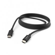 Hama Cable USB-C - Longitud 1m - USB-C a USB-C - 480 Mbit/s - 60W - Color Negro