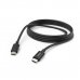 Hama Cable USB-C - Longitud 1m - USB-C a USB-C - 480 Mbit/s - 60W - Color Negro
