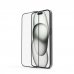 Hama Extreme Protect Protector de Pantalla para iPhone 15 - Vidrio Templado - Antihuellas - Grado de Dureza 10H - Proteccion D3O - Color Transparente
