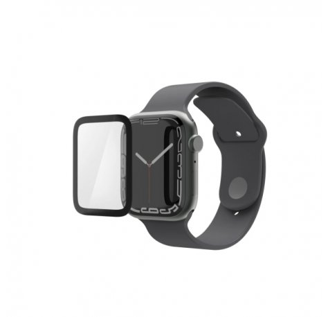 Hama Super Hybrid Protector de Pantalla para Apple Watch - 44mm - Antihuellas - Flexiglas rPET - Color Transparente