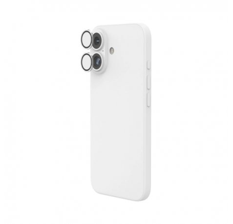Hama Lens Protect Protector de Camara para iPhone 16 / 16 Plus / 17 - Vidrio Templado - Color Transparente